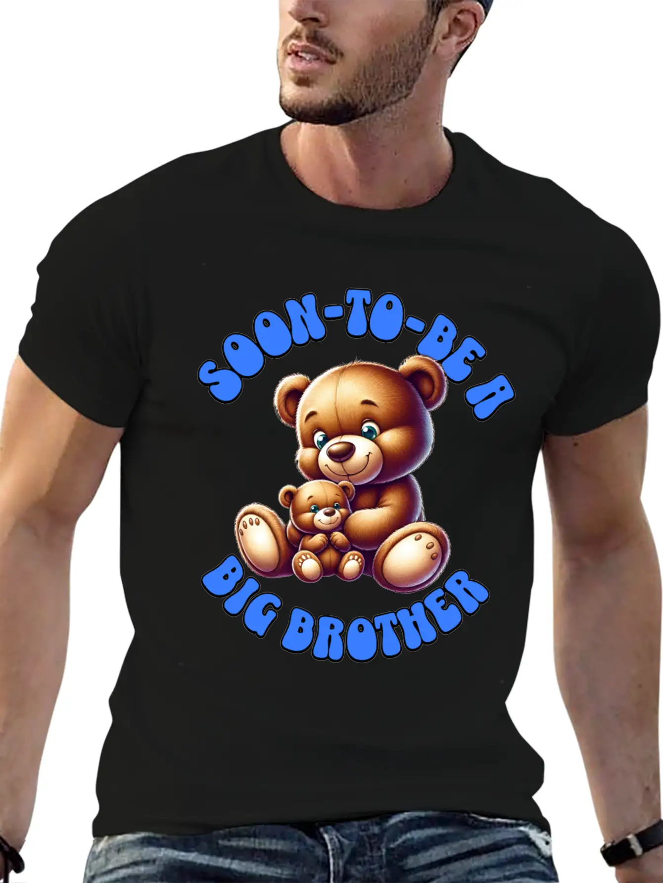 I'm Going To Be A Big Brother Cute Teddy Bears, Essential Cotton Tee For Daily Outfits – Unisex Style
