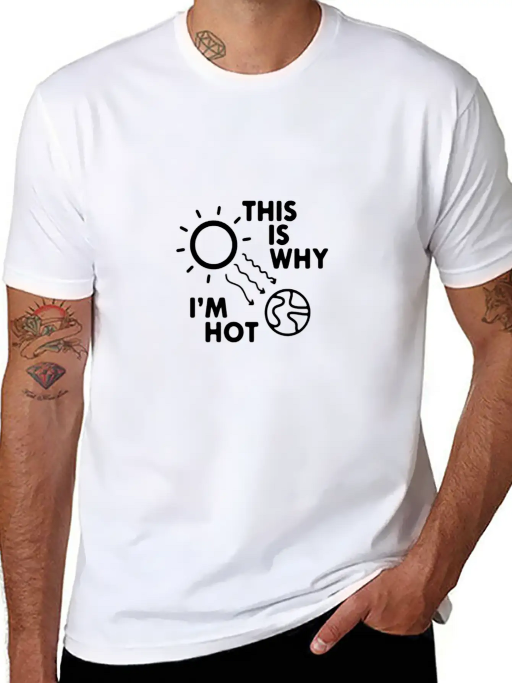 I'm Hot Classic Cotton Tee – Unisex Comfort For Any Season