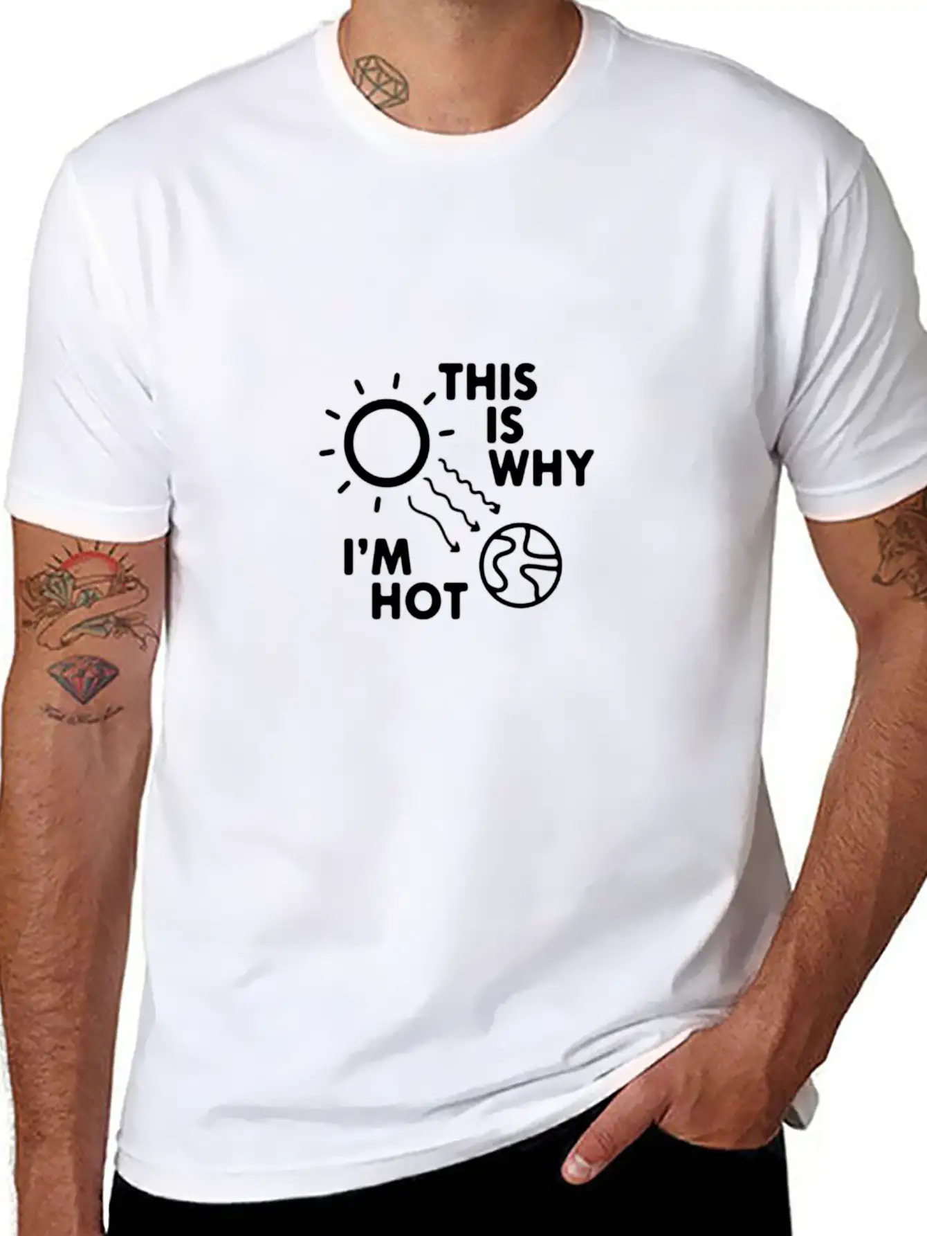 I'm Hot Classic Cotton Tee – Unisex Comfort For Any Season