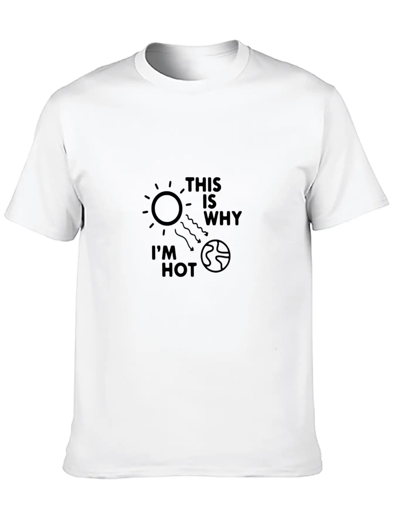 I'm Hot Classic Cotton Tee – Unisex Comfort For Any Season