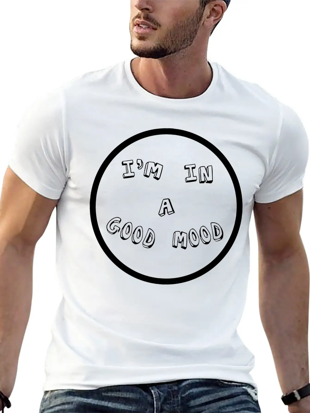I'm In A Good Mood Unisex Casual T-Shirt – Clean Design For Daily Comfort