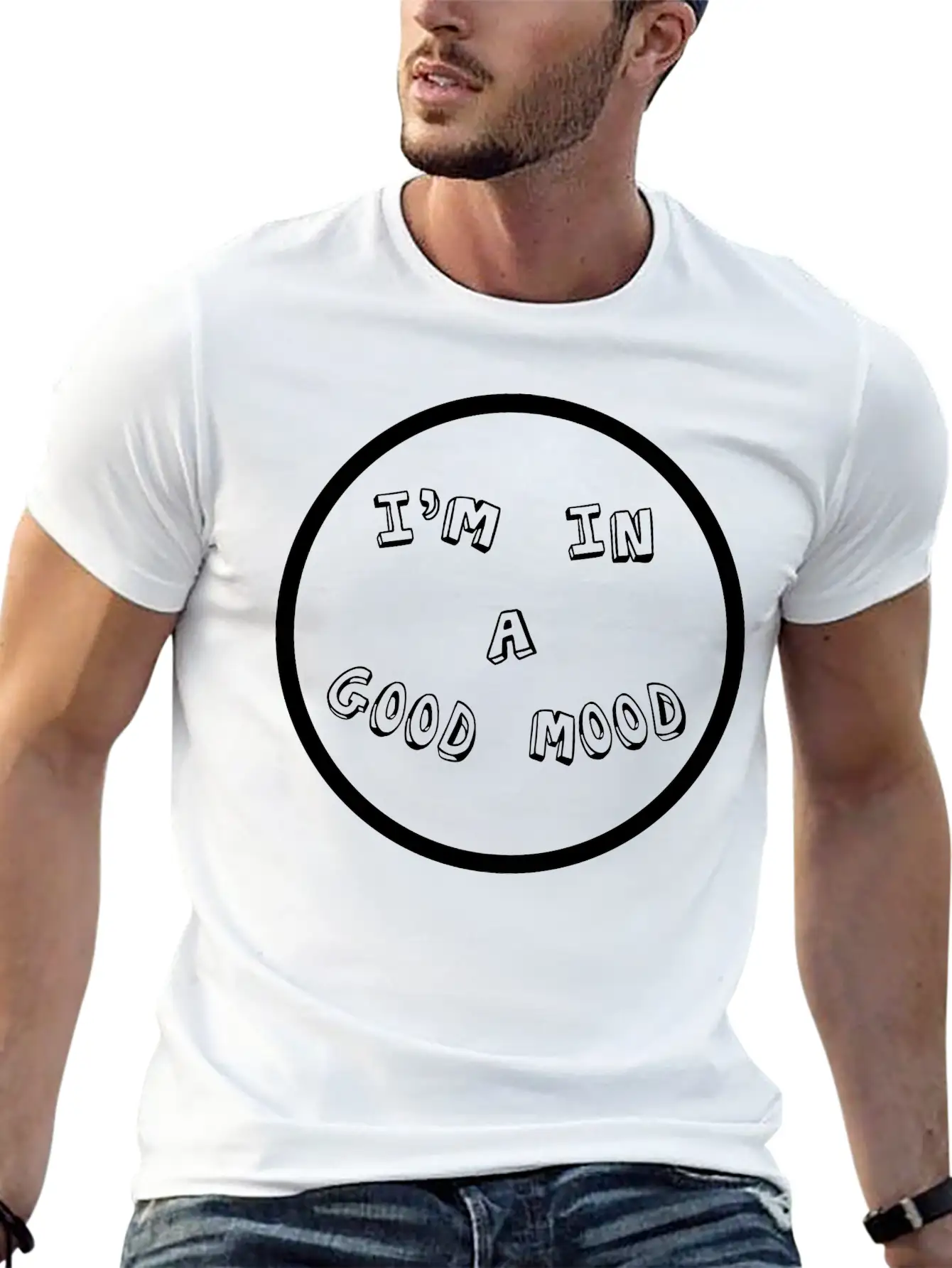 I'm In A Good Mood Unisex Casual T-Shirt – Clean Design For Daily Comfort
