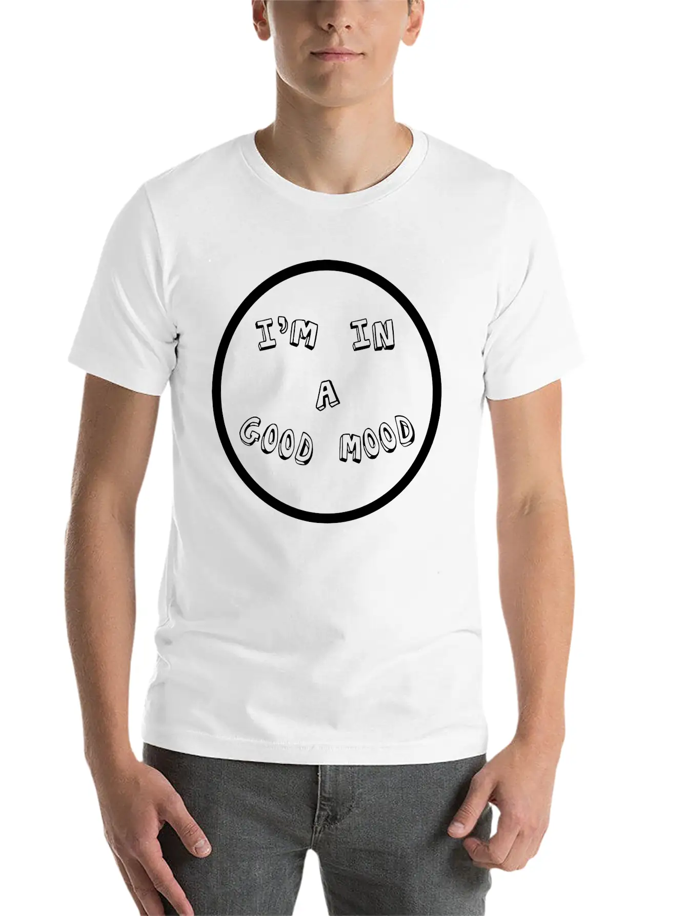I'm In A Good Mood Unisex Casual T-Shirt – Clean Design For Daily Comfort