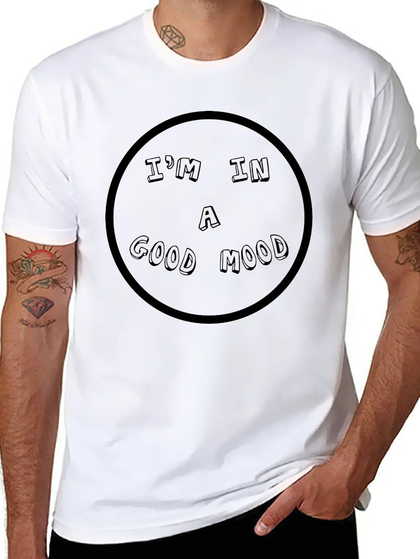 I'm In A Good Mood Unisex Casual T-Shirt – Clean Design For Daily Comfort