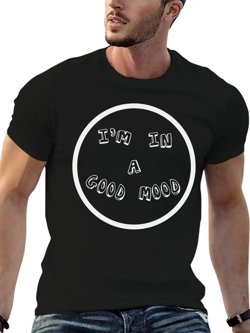 I'm In A Good Mood Unisex Casual T-Shirt – Clean Design For Daily Comfort