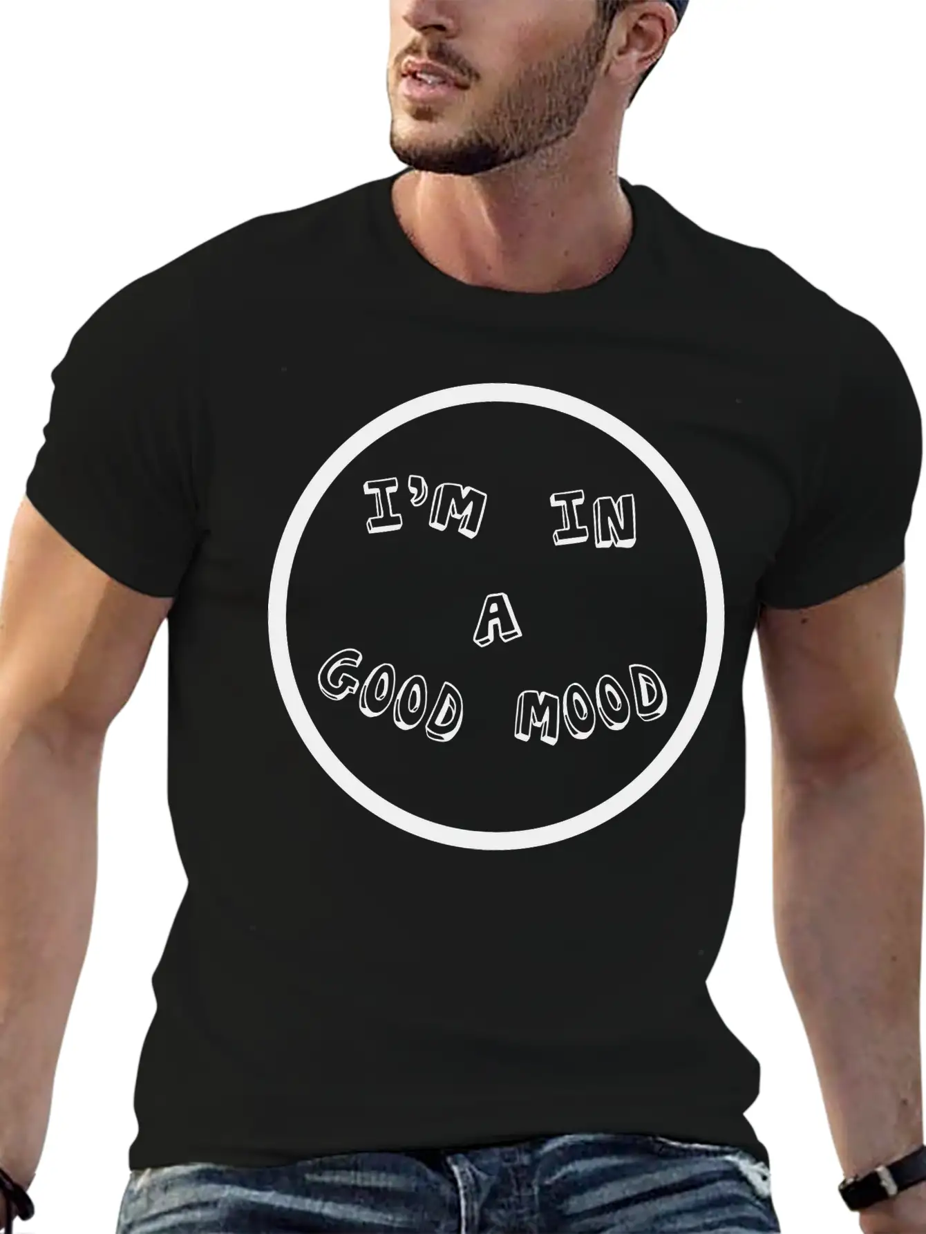 I'm In A Good Mood Unisex Casual T-Shirt – Clean Design For Daily Comfort