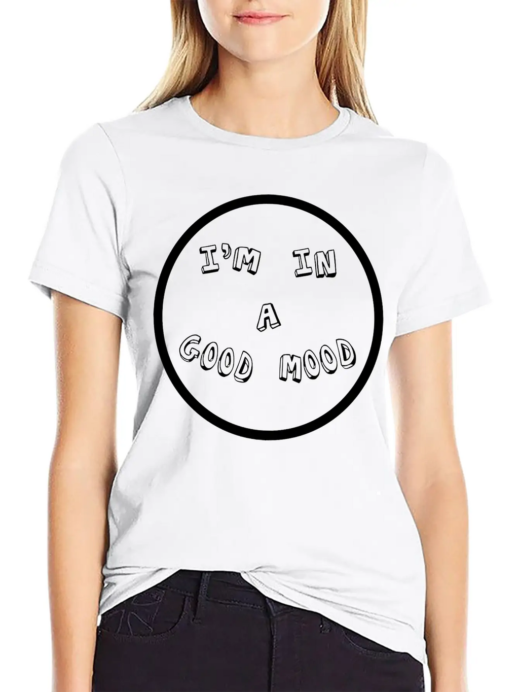 I'm In A Good Mood Unisex Casual T-Shirt – Clean Design For Daily Comfort