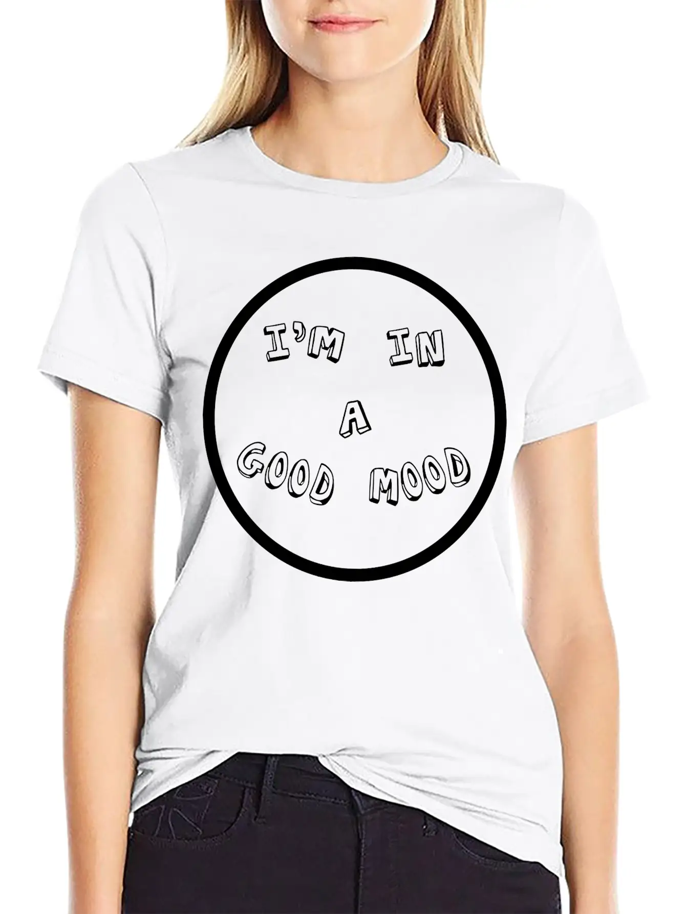 I'm In A Good Mood Unisex Casual T-Shirt – Clean Design For Daily Comfort