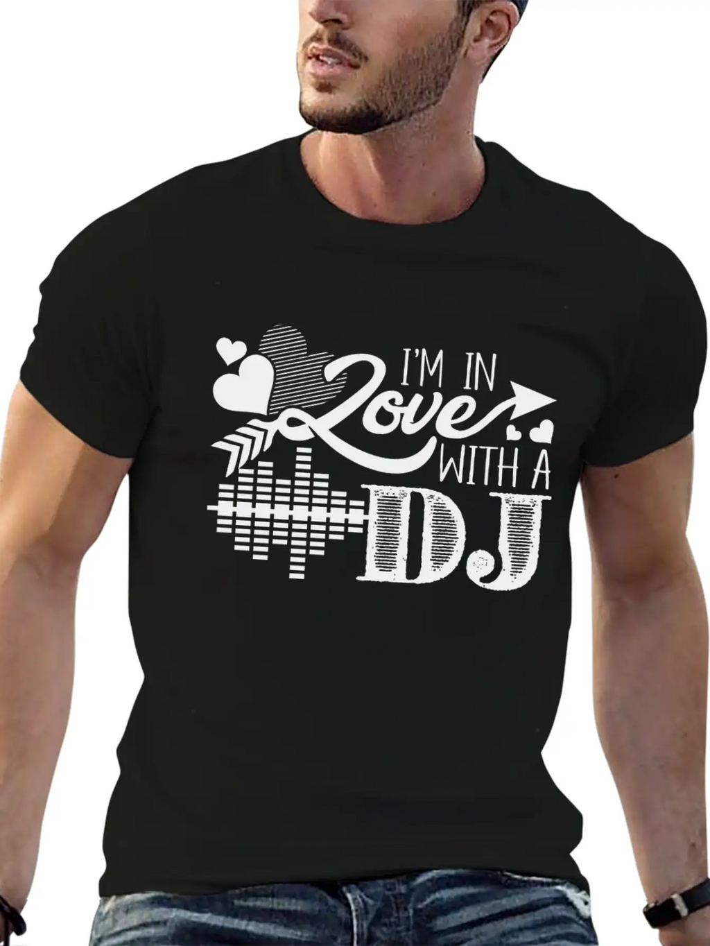 I'm In Love With A DJ Stylish Everyday T-Shirt – Unisex Basic Cotton Tee