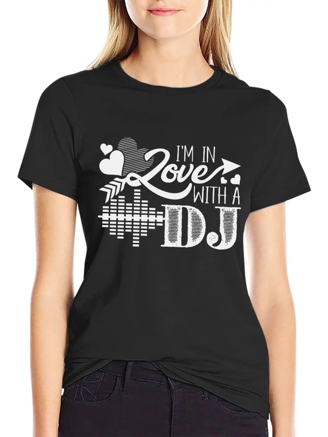 I'm In Love With A DJ Stylish Everyday T-Shirt – Unisex Basic Cotton Tee