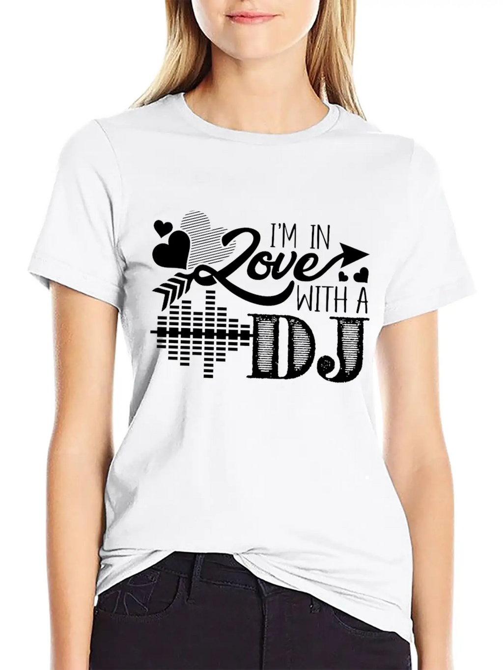 I'm In Love With A DJ Stylish Everyday T-Shirt – Unisex Basic Cotton Tee