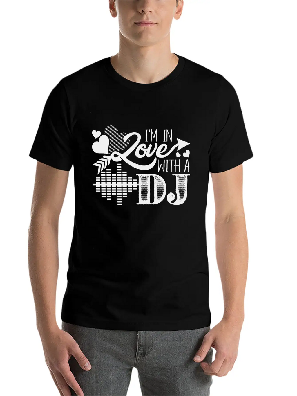 I'm In Love With A DJ Stylish Everyday T-Shirt – Unisex Basic Cotton Tee