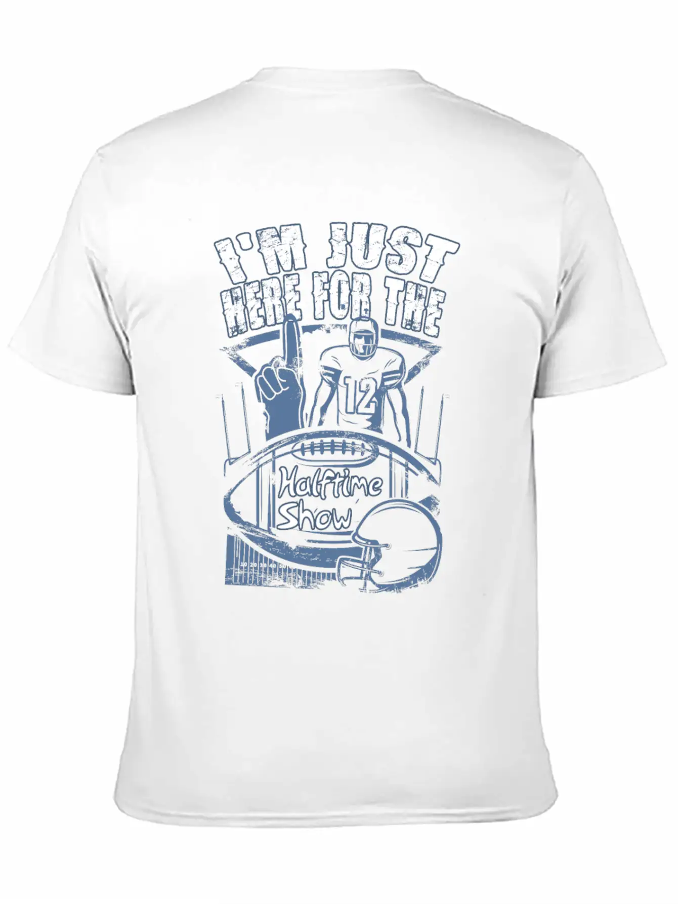 I'm Just Here For The Halftime Show Game Day Essential Cotton Tee For Daily Outfits – Unisex Style