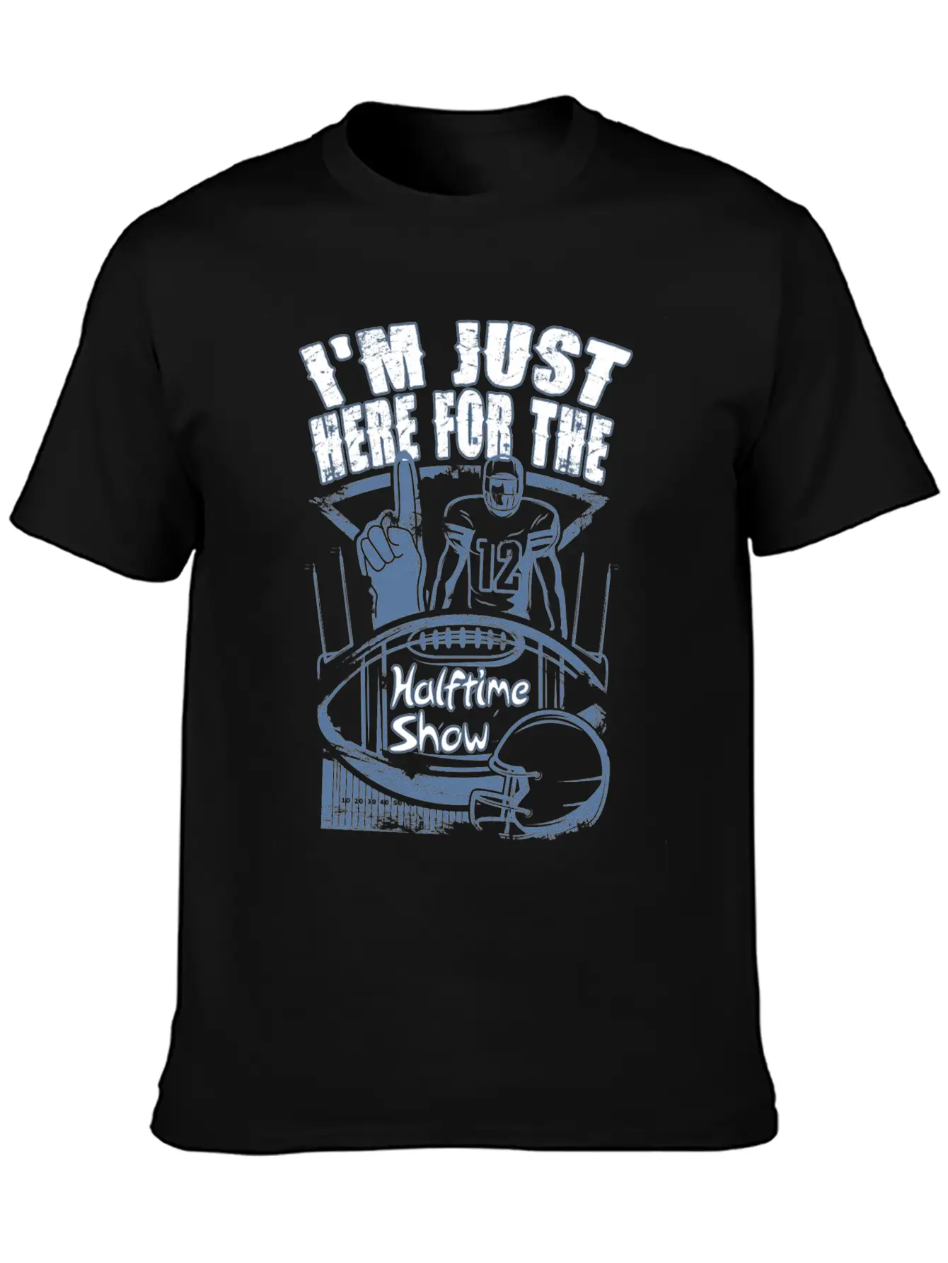 I'm Just Here For The Halftime Show Game Day Essential Cotton Tee For Daily Outfits – Unisex Style