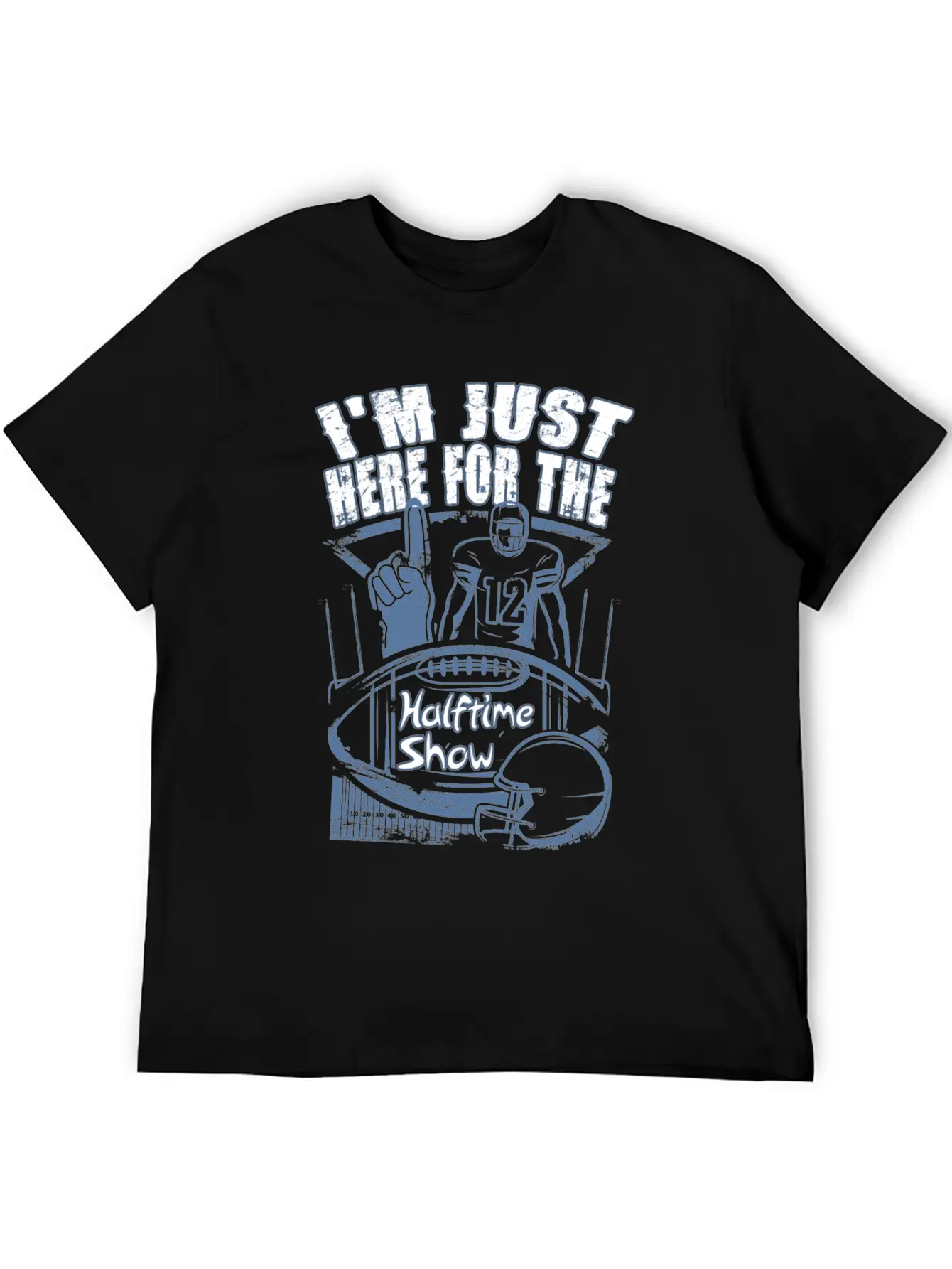 I'm Just Here For The Halftime Show Game Day Essential Cotton Tee For Daily Outfits – Unisex Style