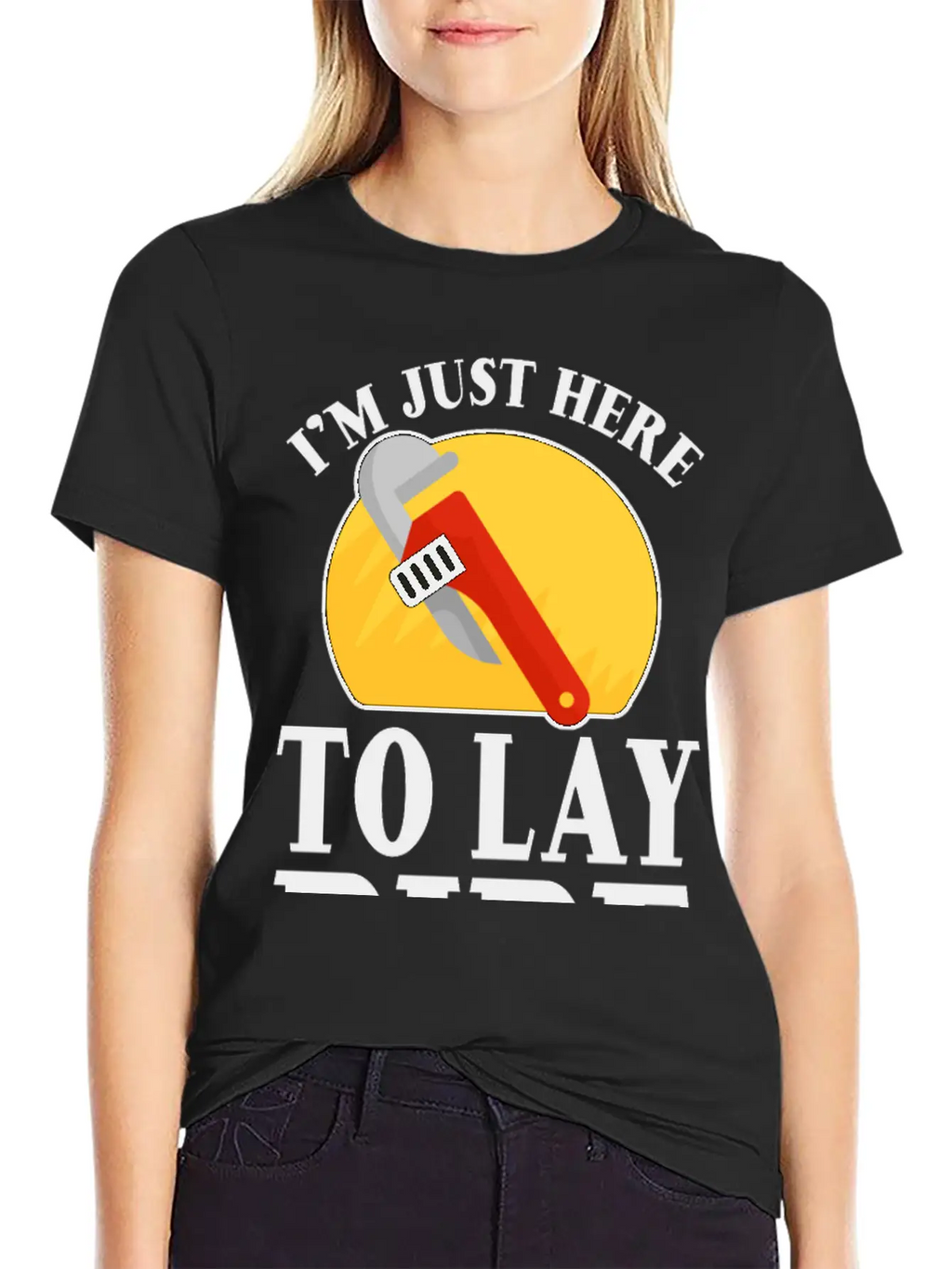 I'm Just Here To Lay Pipe 2 Timeless Short Sleeve Tee – Comfy And Minimalist Design