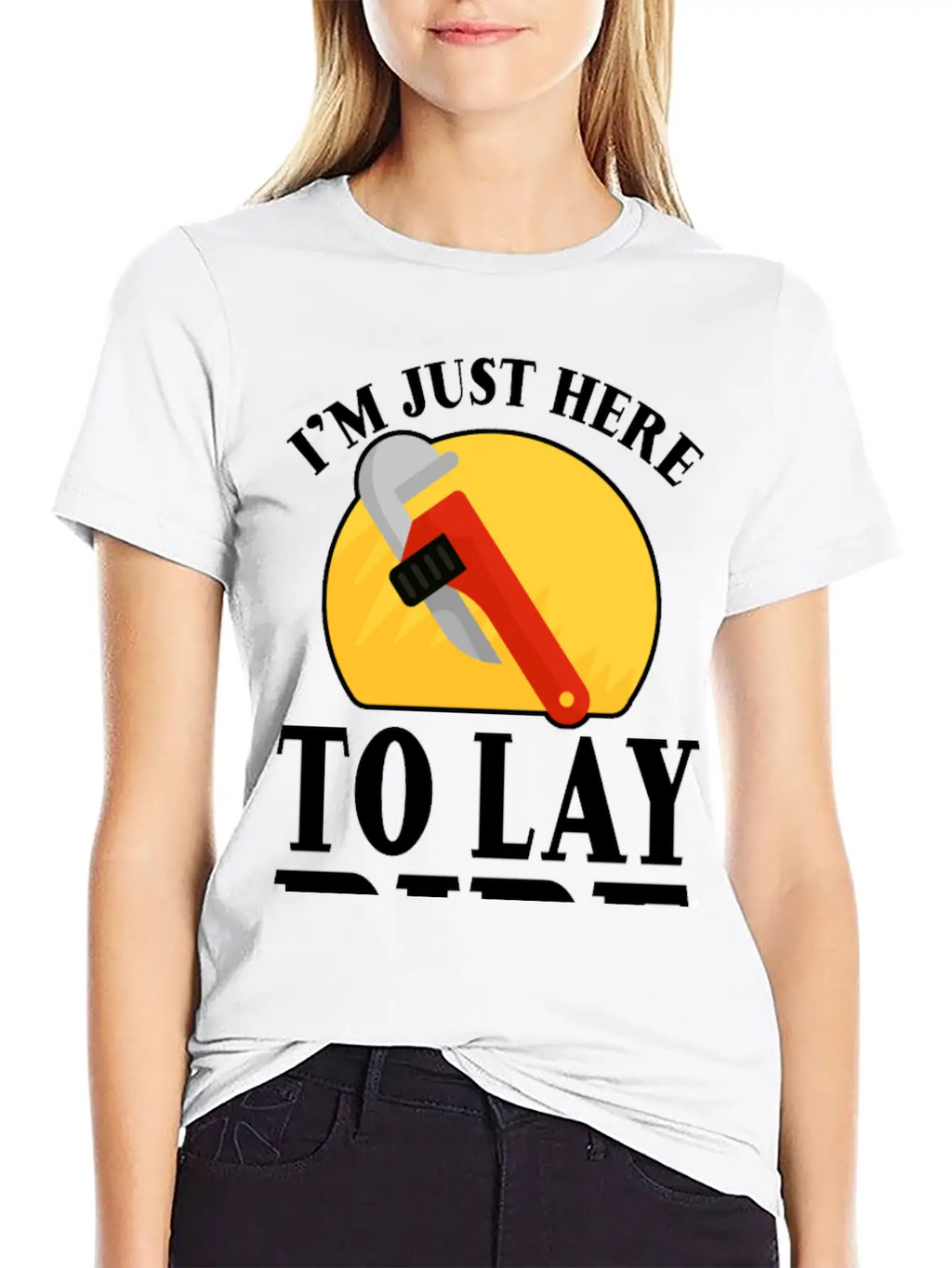 I'm Just Here To Lay Pipe 2 Timeless Short Sleeve Tee – Comfy And Minimalist Design
