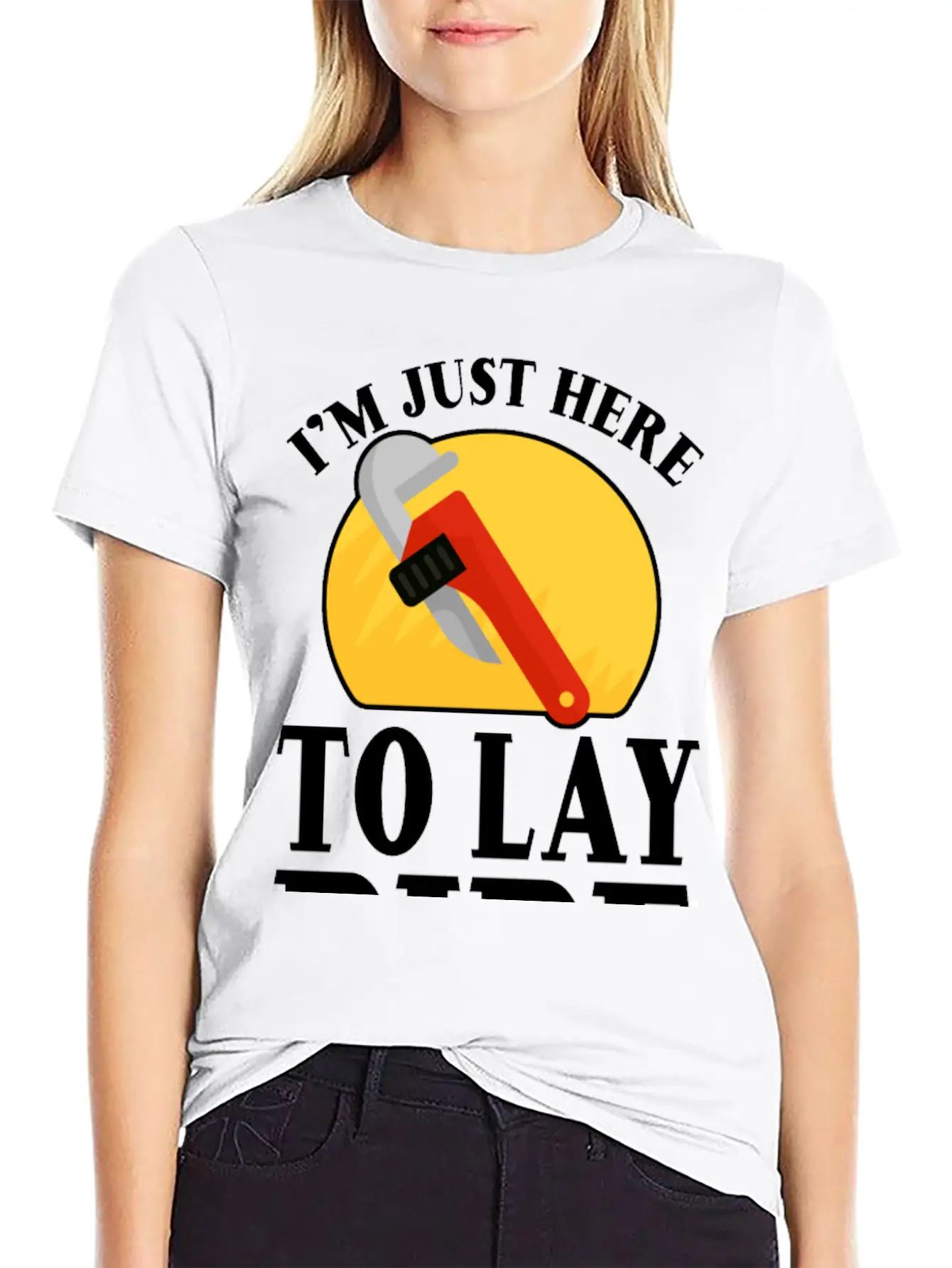 I'm Just Here To Lay Pipe 2 Timeless Short Sleeve Tee – Comfy And Minimalist Design