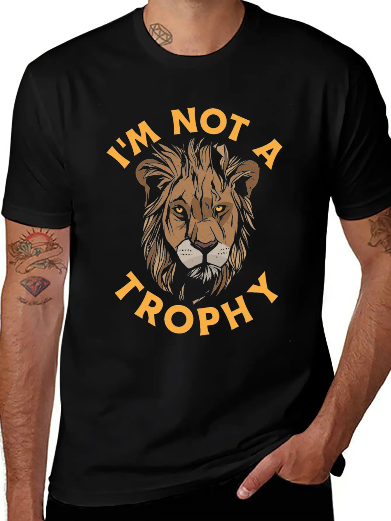 I'm Not A Trophy Classic Cotton Tee – Unisex Comfort For Any Season