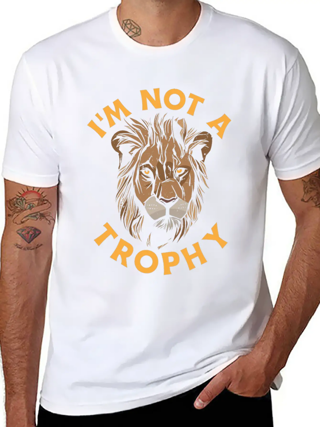 I'm Not A Trophy Classic Cotton Tee – Unisex Comfort For Any Season