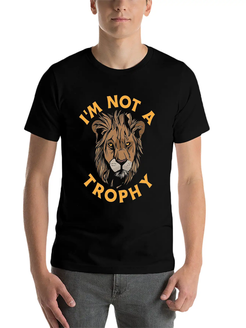 I'm Not A Trophy Classic Cotton Tee – Unisex Comfort For Any Season