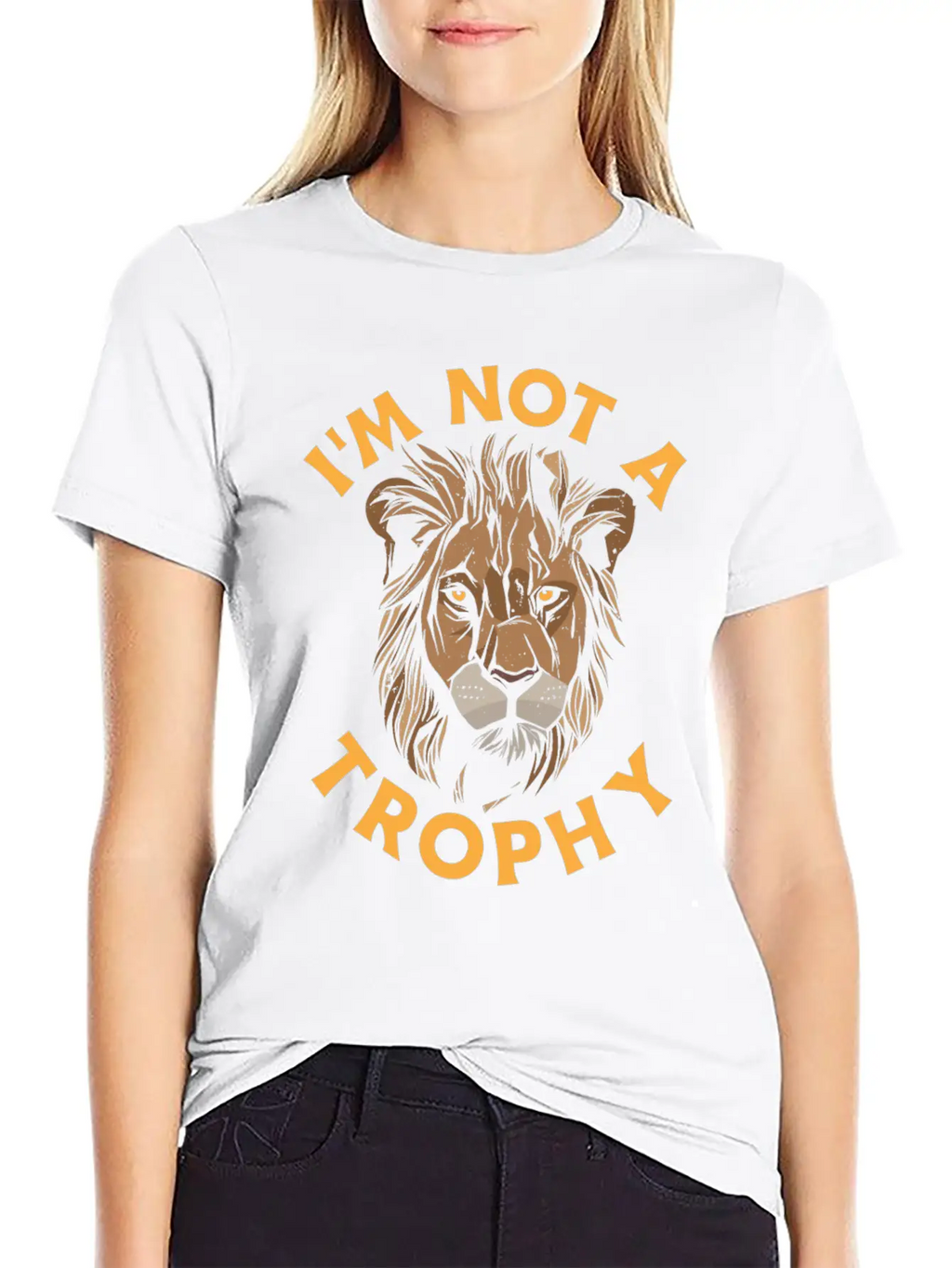 I'm Not A Trophy Classic Cotton Tee – Unisex Comfort For Any Season