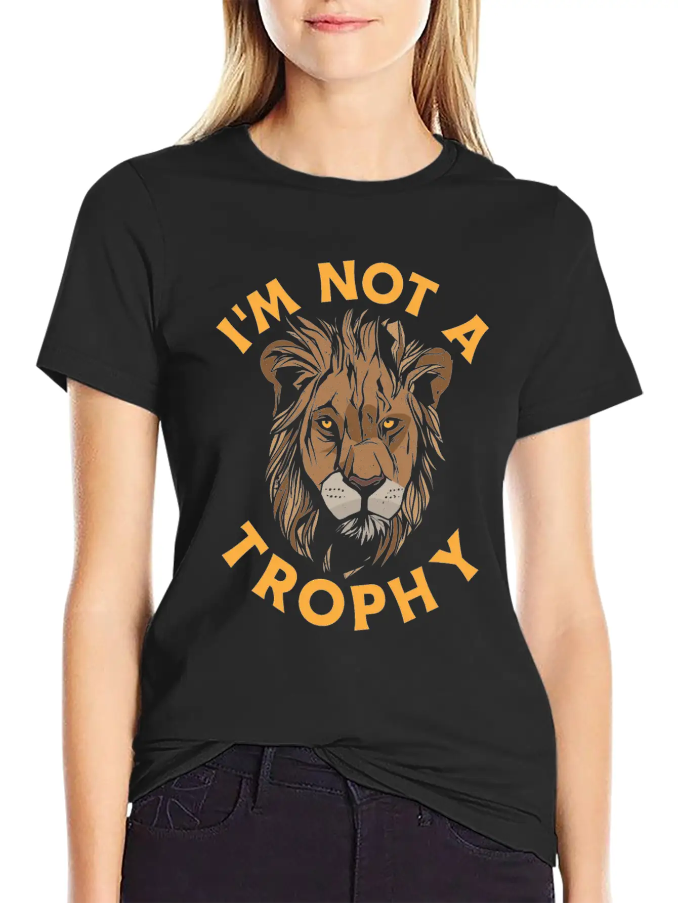 I'm Not A Trophy Classic Cotton Tee – Unisex Comfort For Any Season