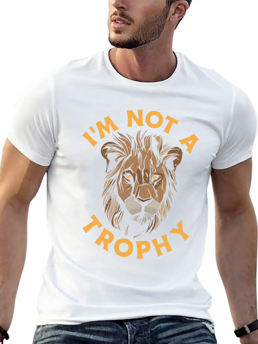 I'm Not A Trophy Classic Cotton Tee – Unisex Comfort For Any Season