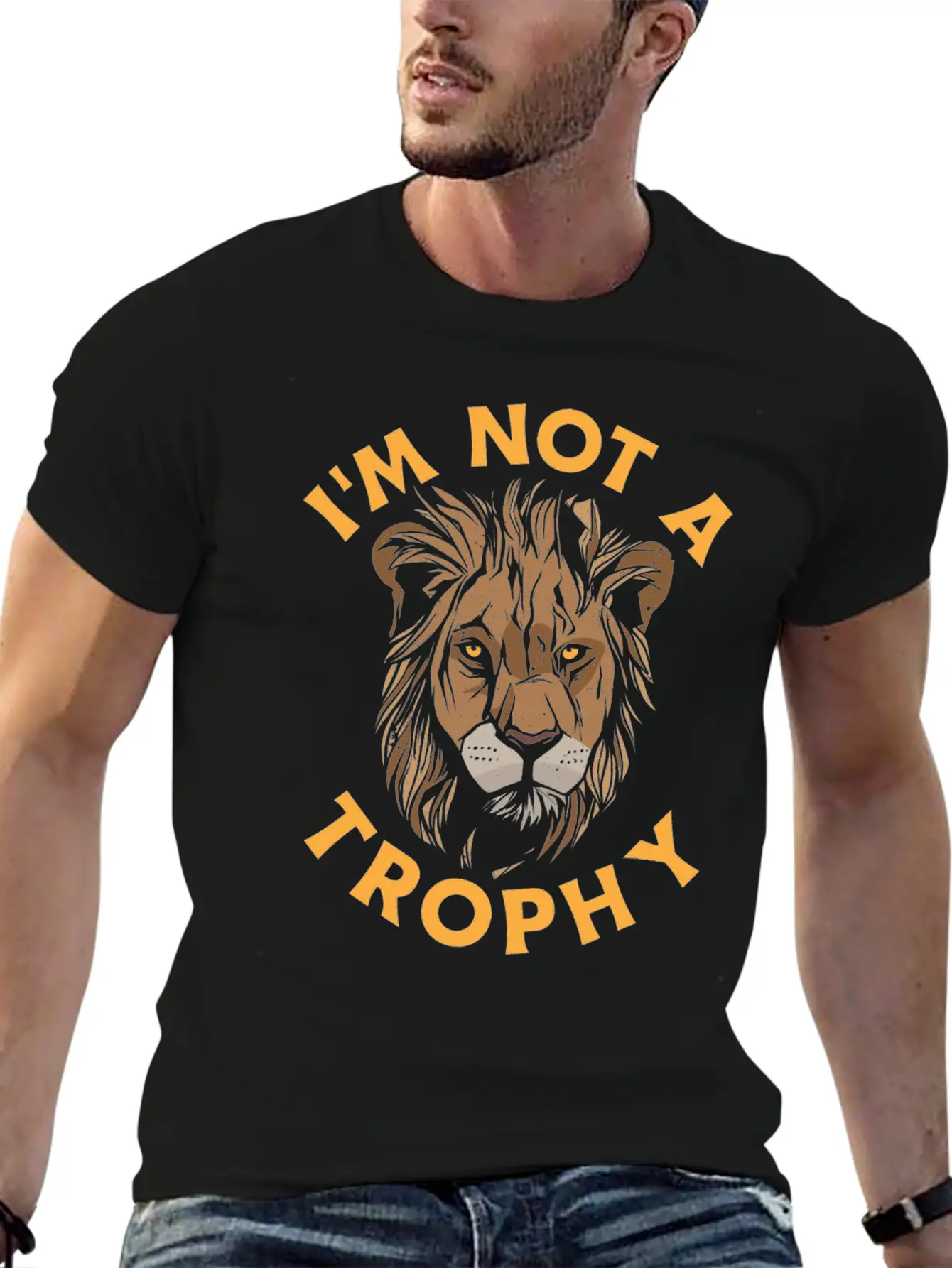 I'm Not A Trophy Classic Cotton Tee – Unisex Comfort For Any Season