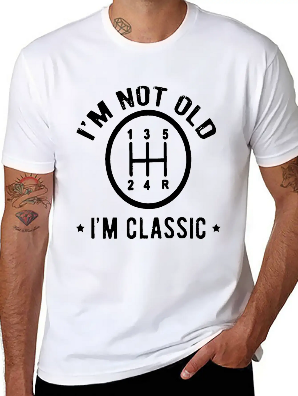 I'm Not Old I'm Classic Breathable Soft Cotton T-Shirt – Timeless Casual Look