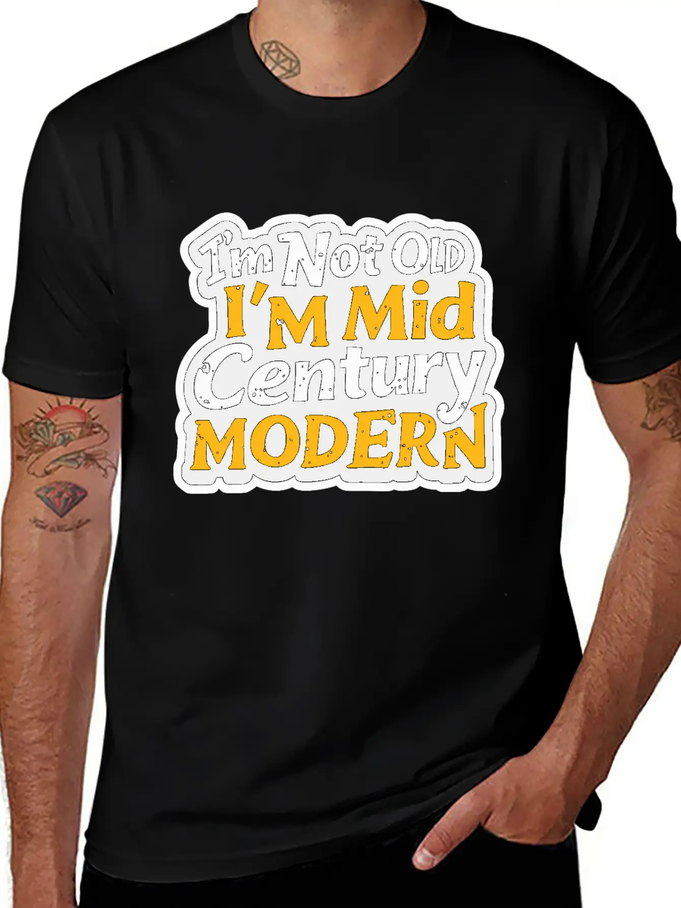 I'm Not Old, I'm Mid-Century Modern - Retro Humor Essential Cotton Tee For Daily Outfits – Unisex Style