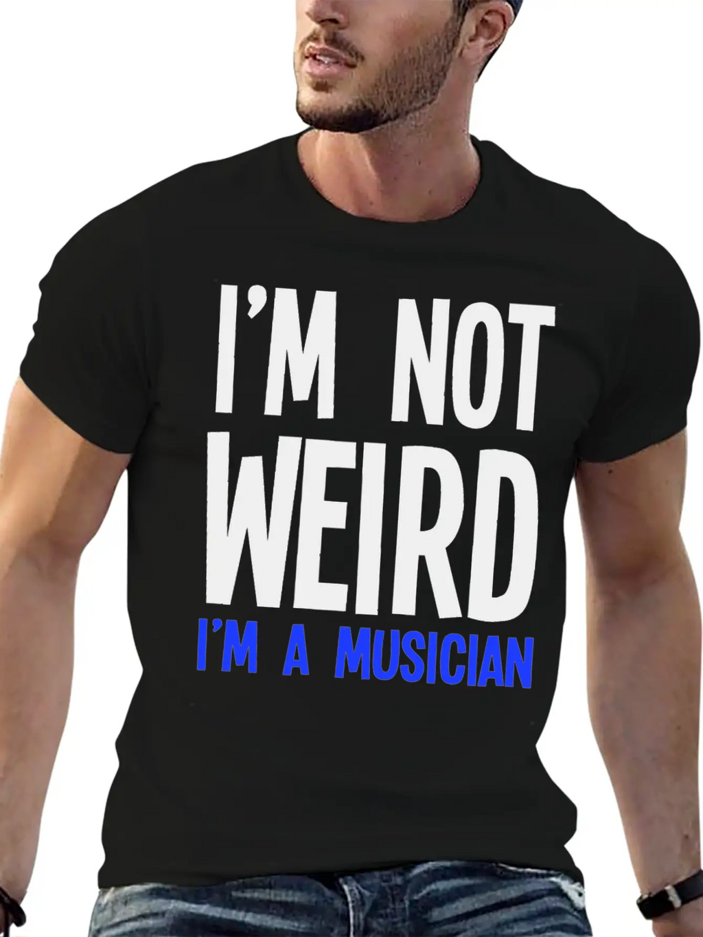 Im Not Weird Im A Musician Timeless Short Sleeve Tee – Comfy And Minimalist Design