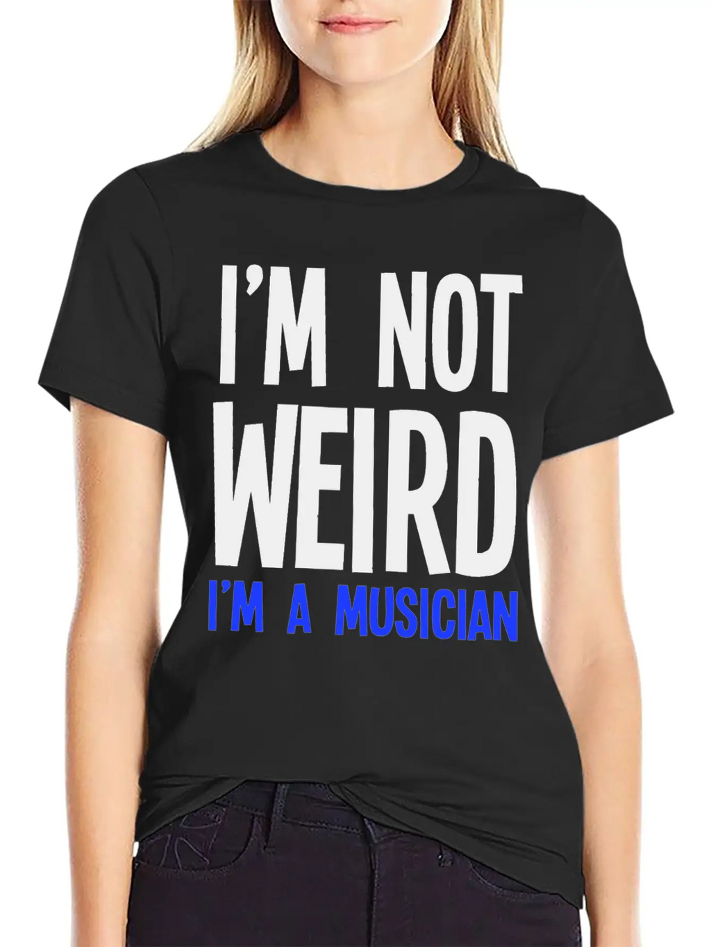 Im Not Weird Im A Musician Timeless Short Sleeve Tee – Comfy And Minimalist Design