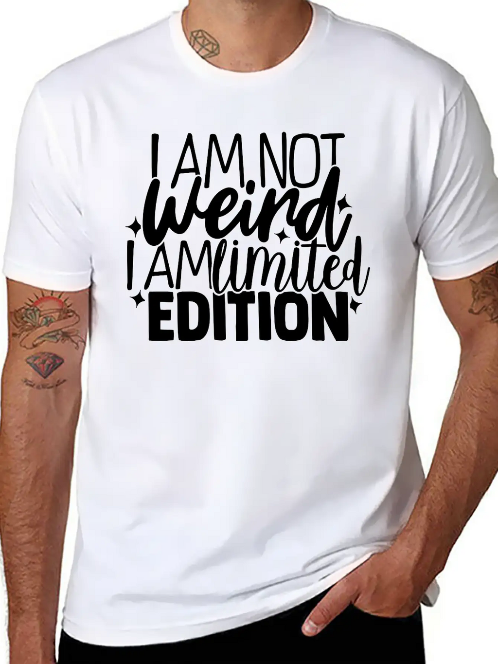 Im Not Weird Im Limited Edition Breathable Graphic T-Shirt – Perfect For Casual Days