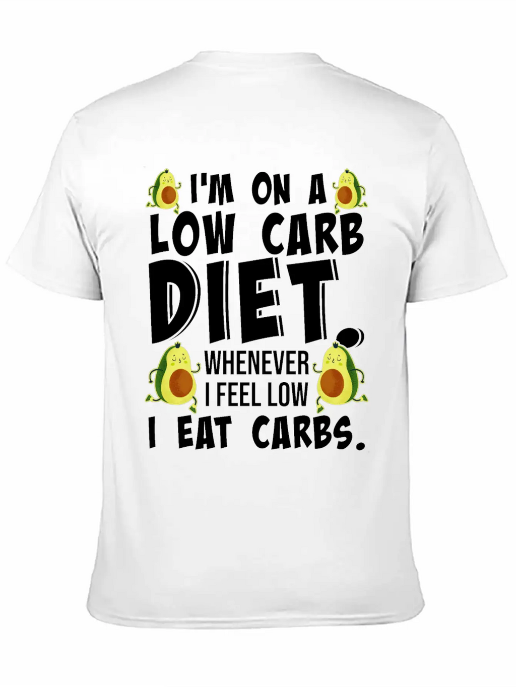 I'm On A Low Carb Lifestyle Diet Women Breathable Graphic T-Shirt – Perfect For Casual Days
