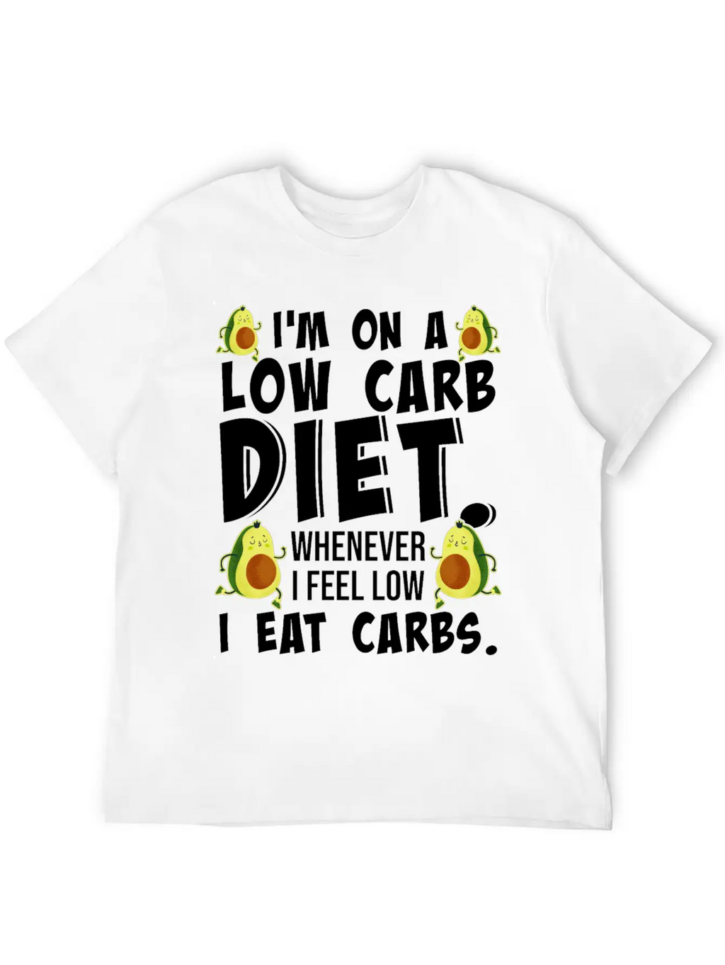 I'm On A Low Carb Lifestyle Diet Women Breathable Graphic T-Shirt – Perfect For Casual Days