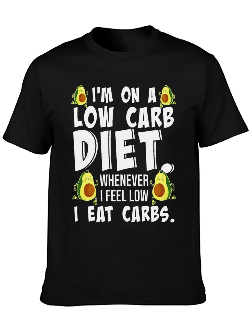 I'm On A Low Carb Lifestyle Diet Women Breathable Graphic T-Shirt – Perfect For Casual Days