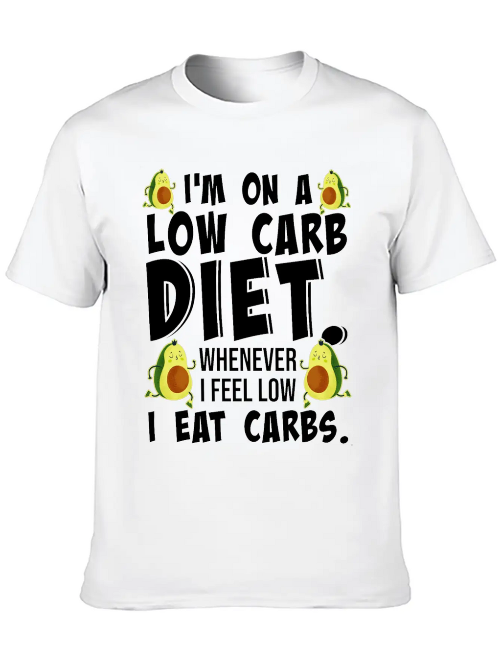 I'm On A Low Carb Lifestyle Diet Women Breathable Graphic T-Shirt – Perfect For Casual Days