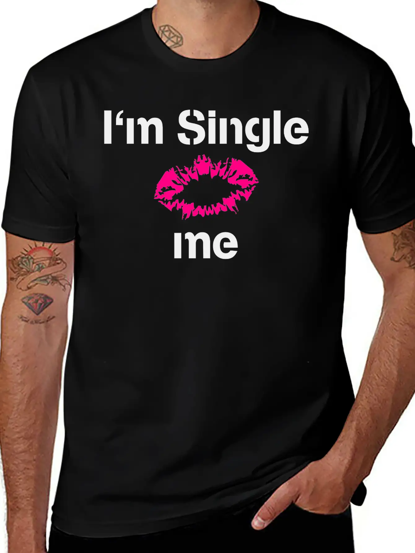 Im Single Kiss Me Timeless Short Sleeve Tee – Comfy And Minimalist Design