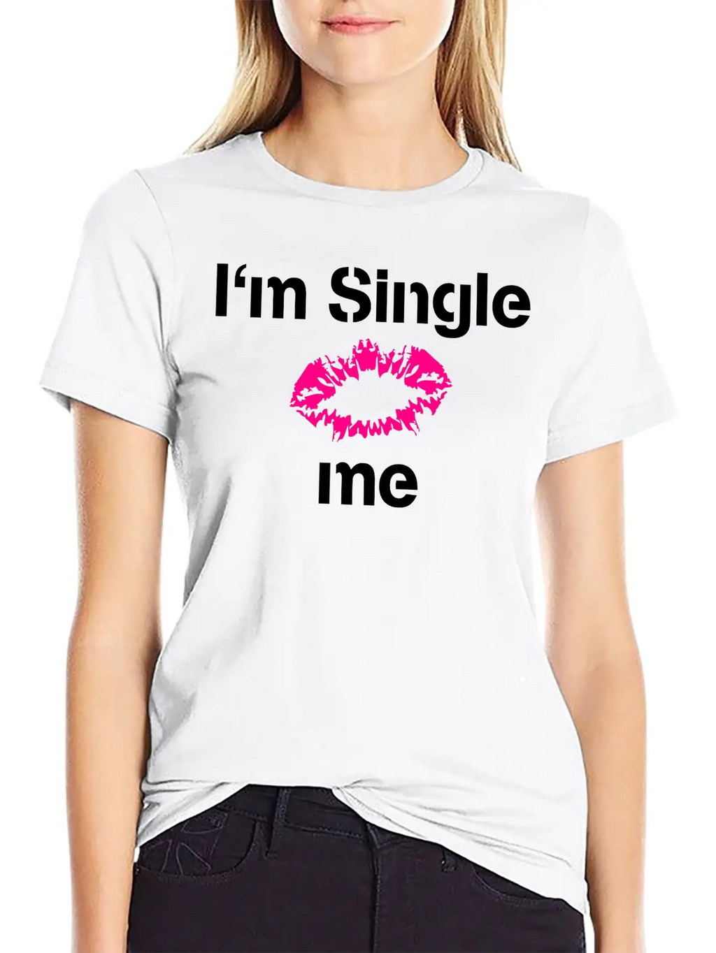 Im Single Kiss Me Timeless Short Sleeve Tee – Comfy And Minimalist Design