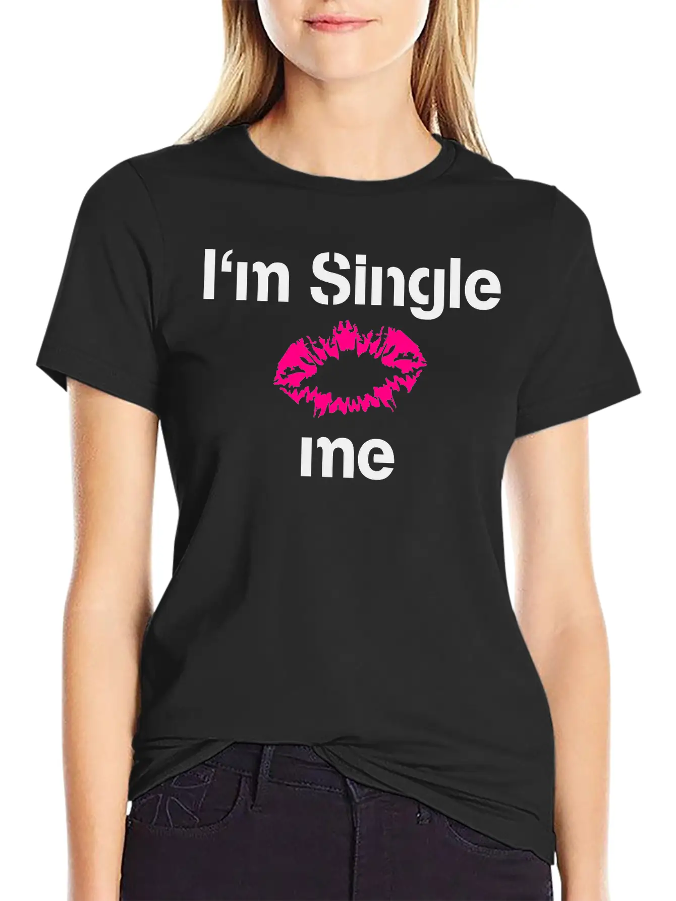 Im Single Kiss Me Timeless Short Sleeve Tee – Comfy And Minimalist Design