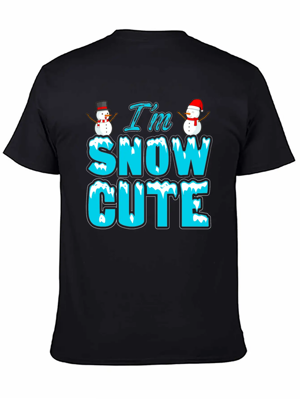 I'M Snow Cute Essential Cotton Tee For Daily Outfits – Unisex Style