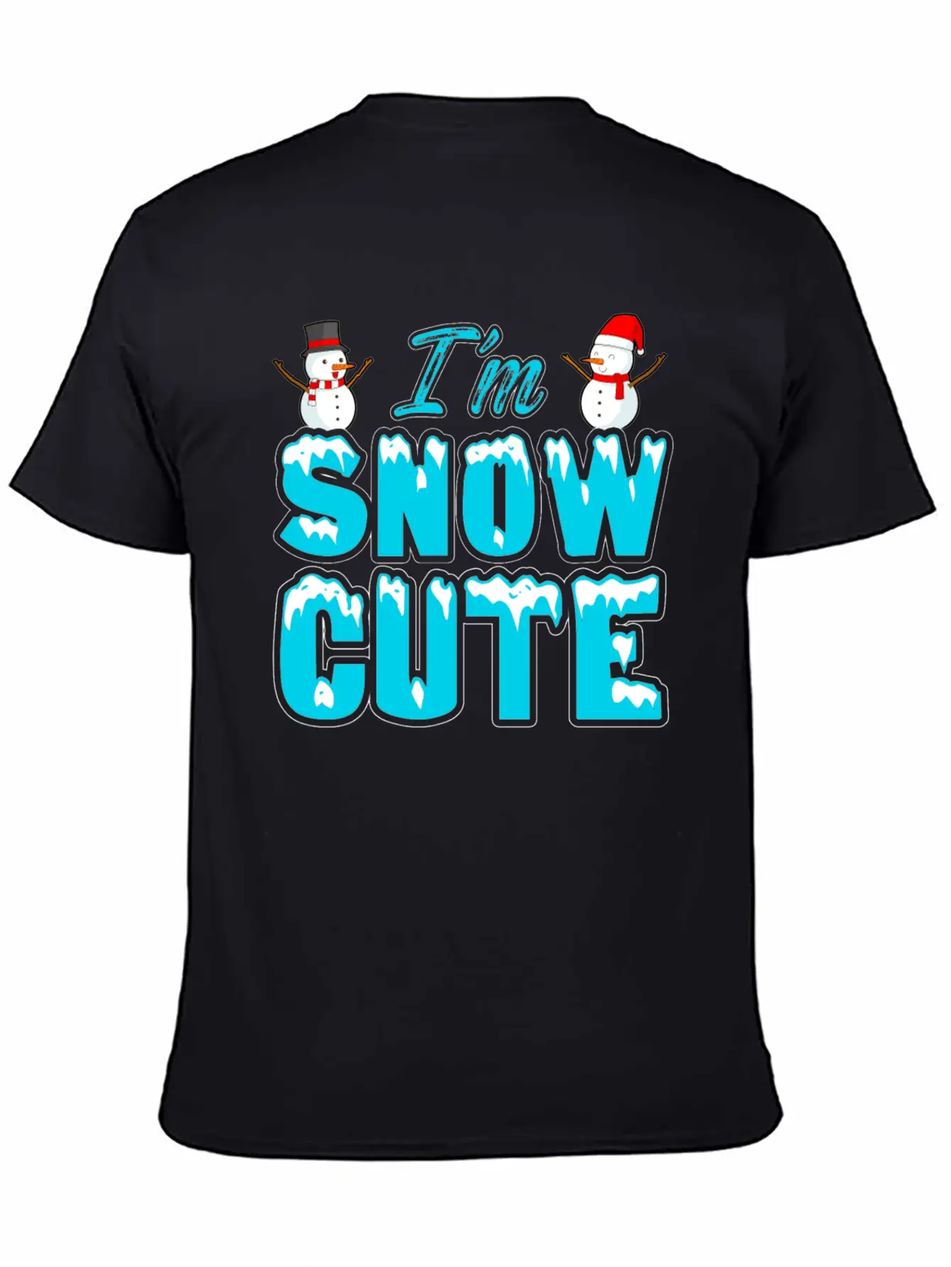 I'M Snow Cute Essential Cotton Tee For Daily Outfits – Unisex Style