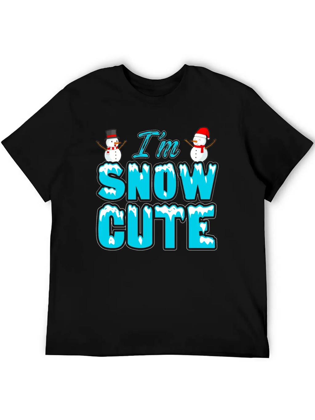 I'M Snow Cute Essential Cotton Tee For Daily Outfits – Unisex Style
