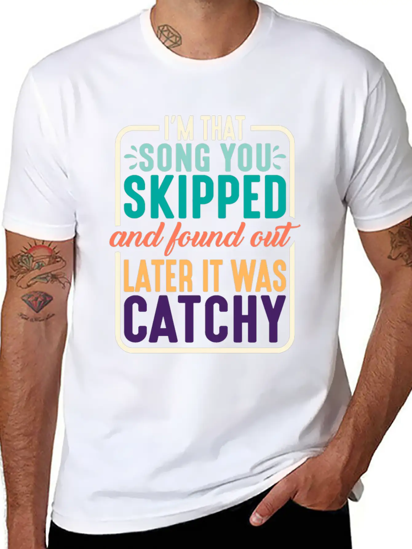 I'm That Song You Skipped 2 Stylish Everyday T-Shirt – Unisex Basic Cotton Tee