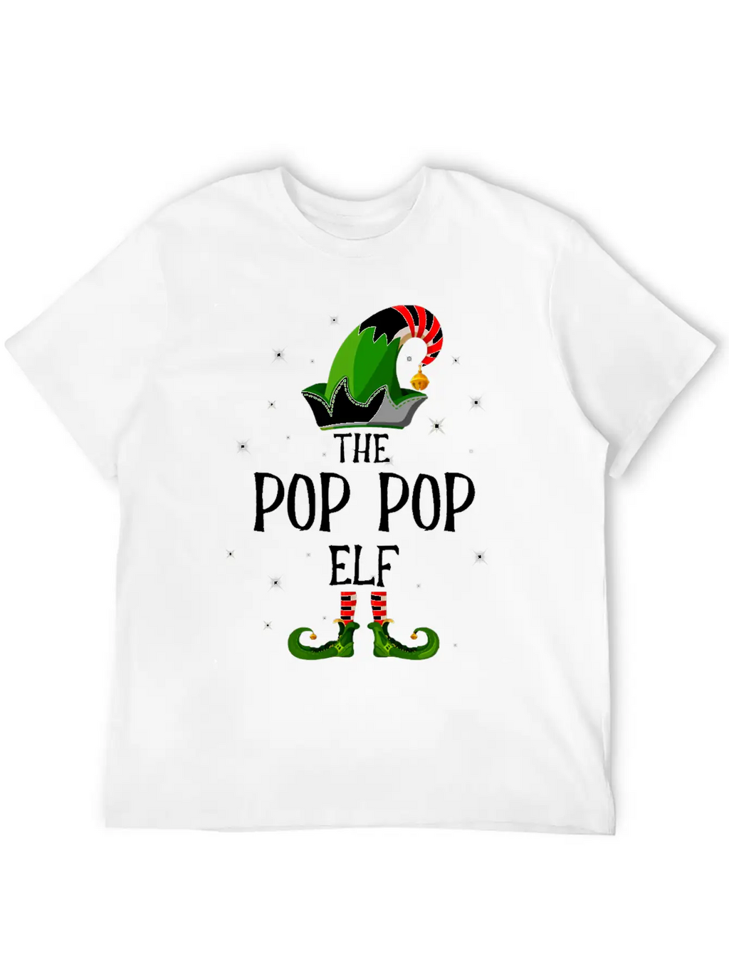 I'm The Pop Pop Elf Unisex Casual T-Shirt – Clean Design For Daily Comfort