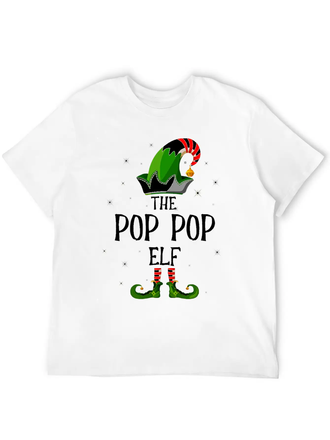 I'm The Pop Pop Elf Unisex Casual T-Shirt – Clean Design For Daily Comfort