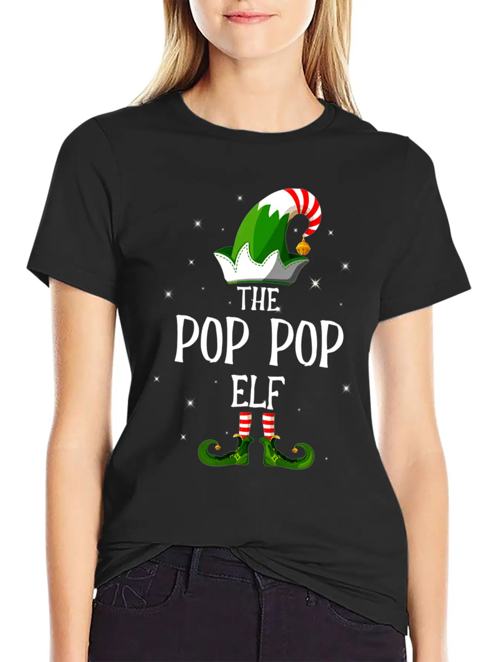 I'm The Pop Pop Elf Unisex Casual T-Shirt – Clean Design For Daily Comfort