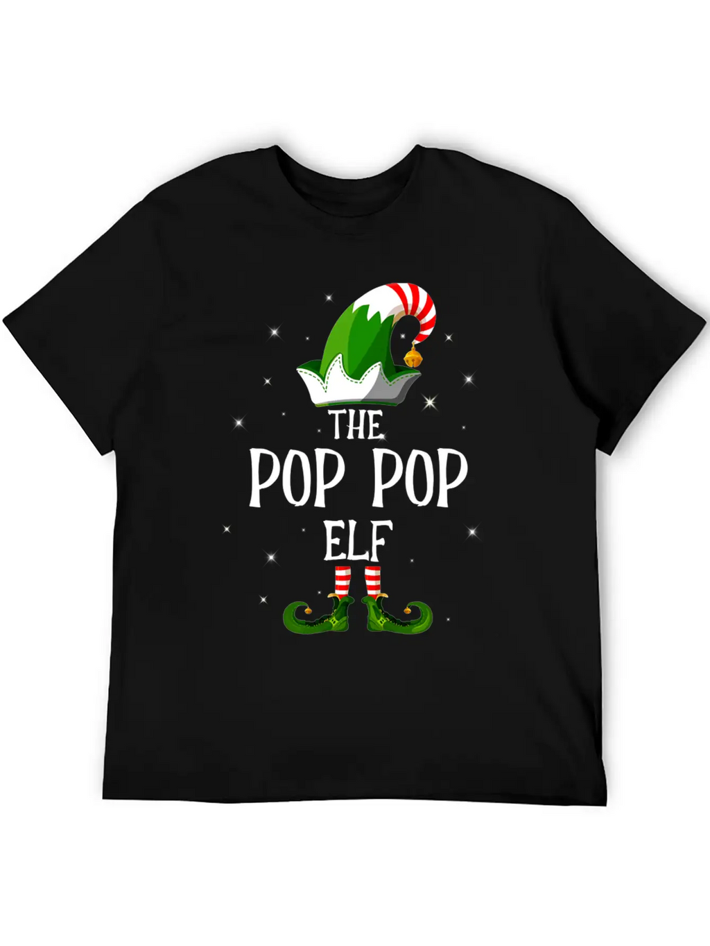 I'm The Pop Pop Elf Unisex Casual T-Shirt – Clean Design For Daily Comfort