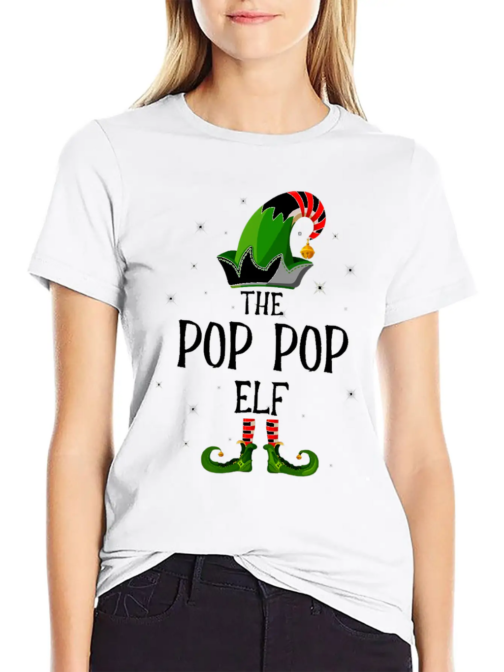 I'm The Pop Pop Elf Unisex Casual T-Shirt – Clean Design For Daily Comfort